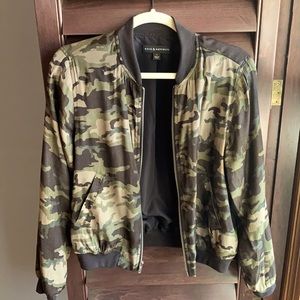 Rock & Republic Camo Bomber